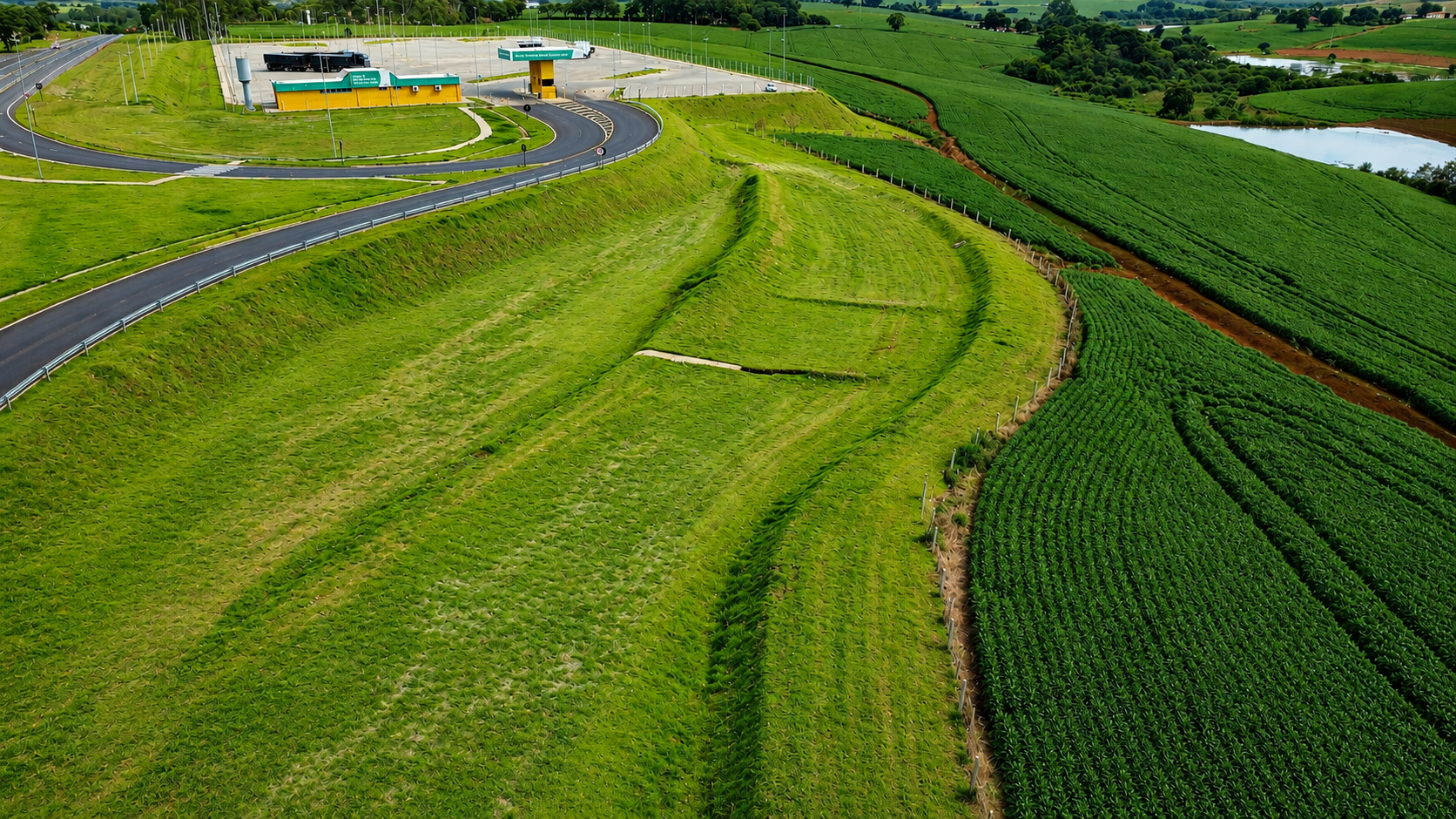 Terraplanagem – SP-255 – KM 311 — antes